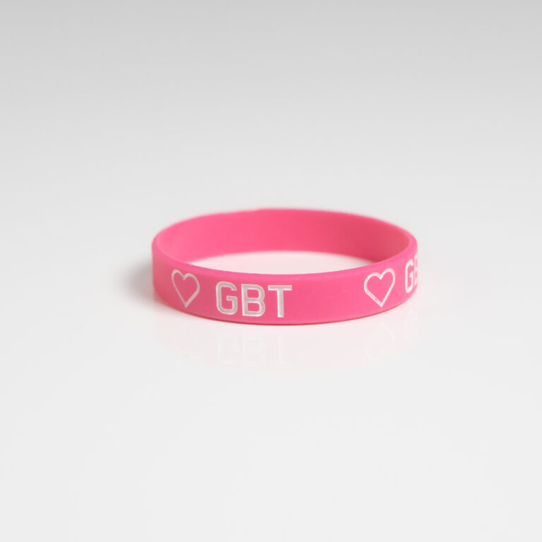 GBT Pink Silicone Bracelet